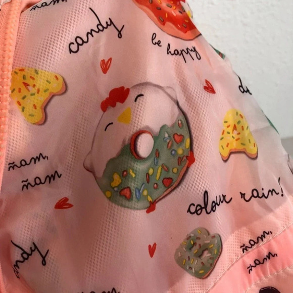 NWOT Mayoral hooded jacket sherbet orange with donut animals size 3 years - Picture 7 of 10